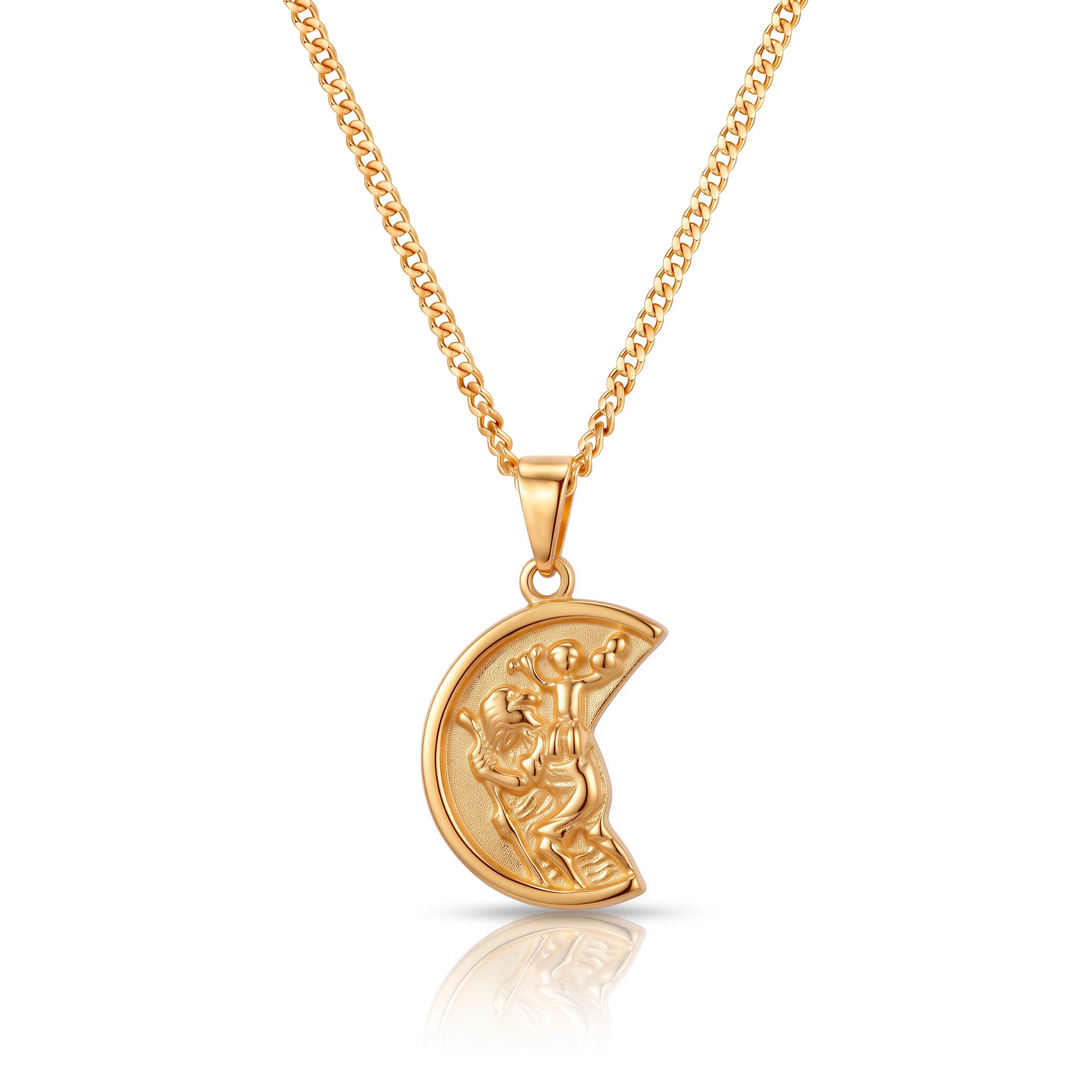 St. Christopher Pendant (Gold)