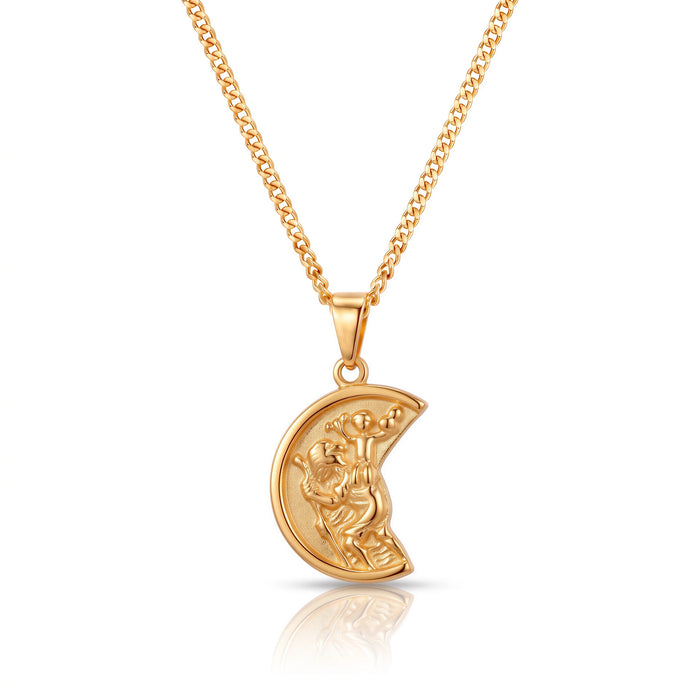St. Christopher Pendant (Gold)