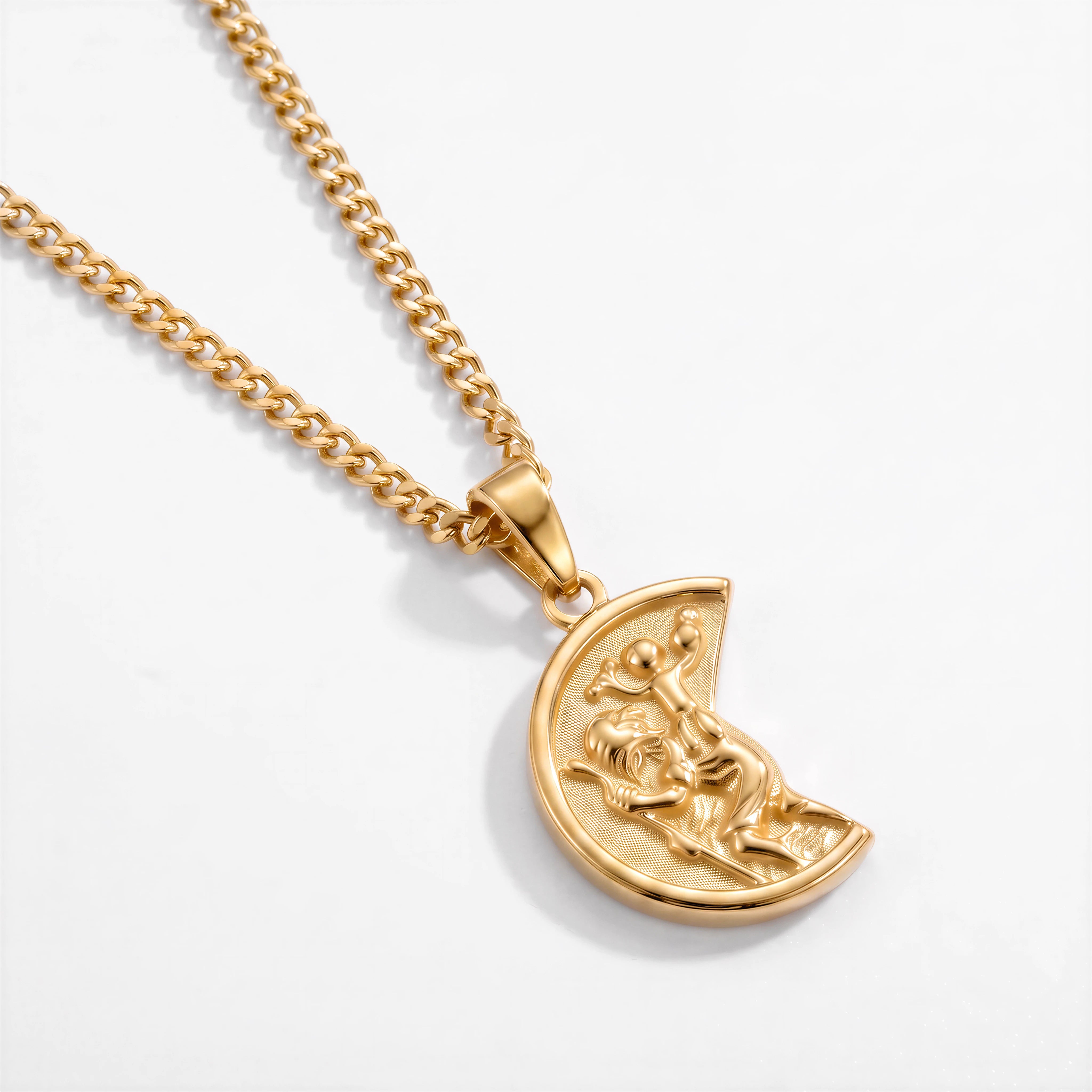 St. Christopher Pendant (Gold)