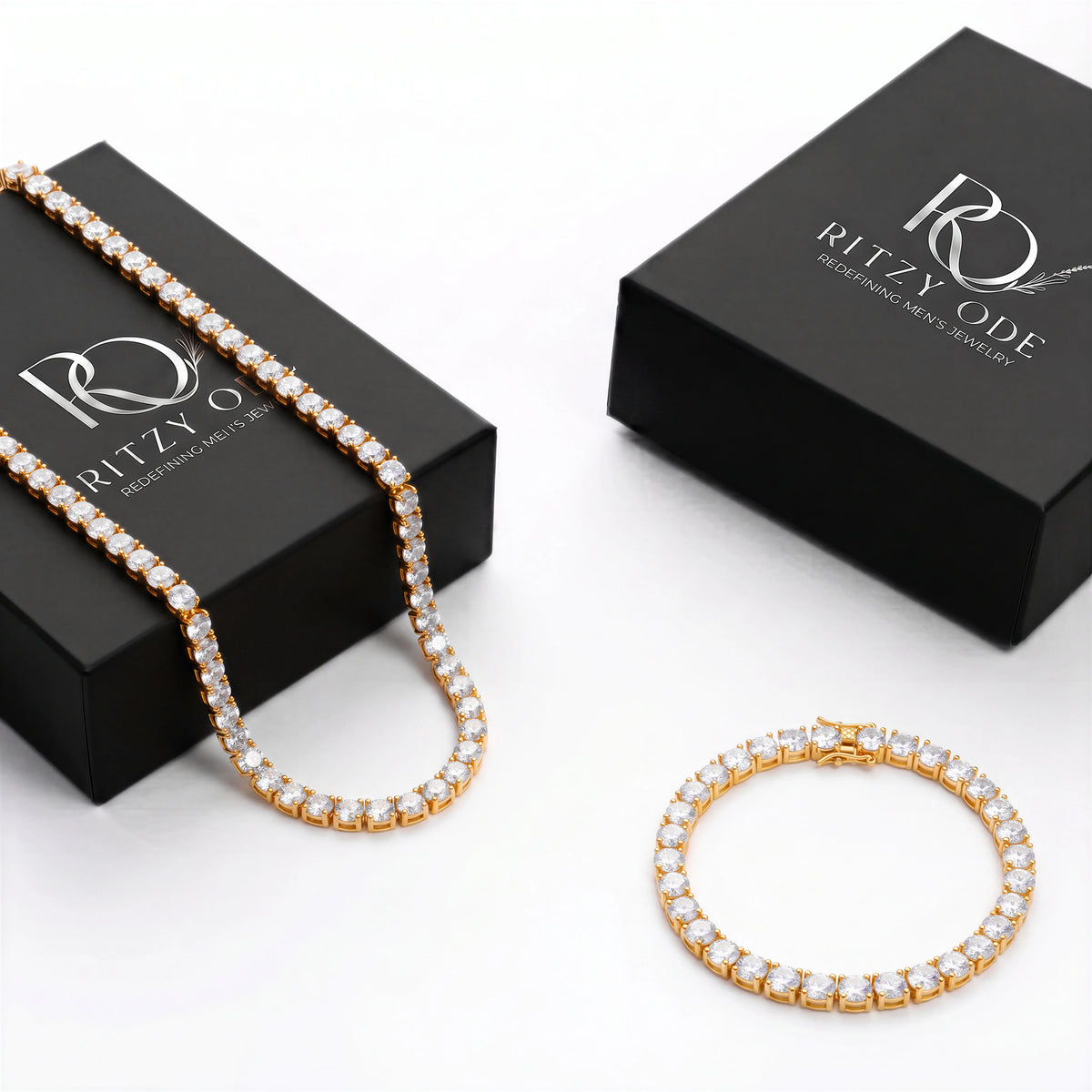 Tennis 5MM Set (Gold)