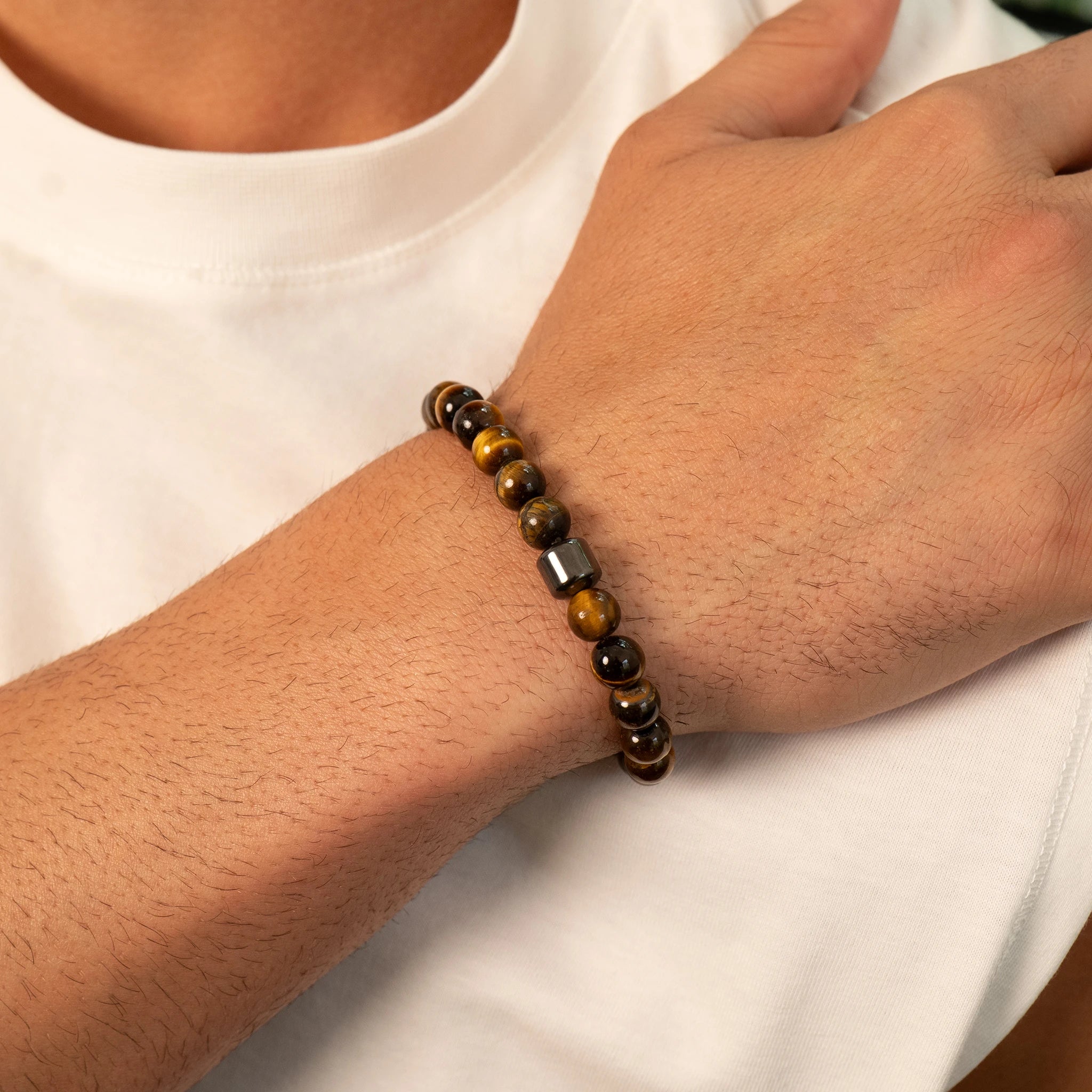 Tiger Eye Bead Bracelet