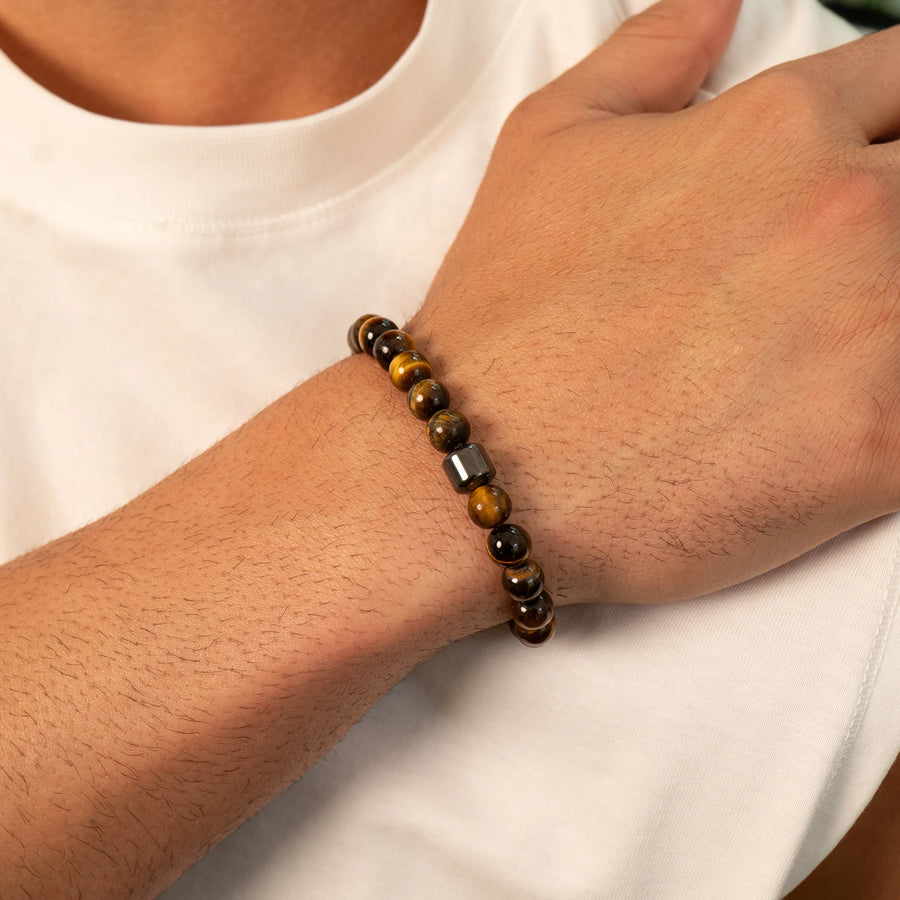 Tiger Eye Bead Bracelet