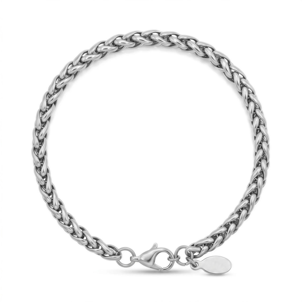 WHEAT BRACELET (SILVER) 5MM