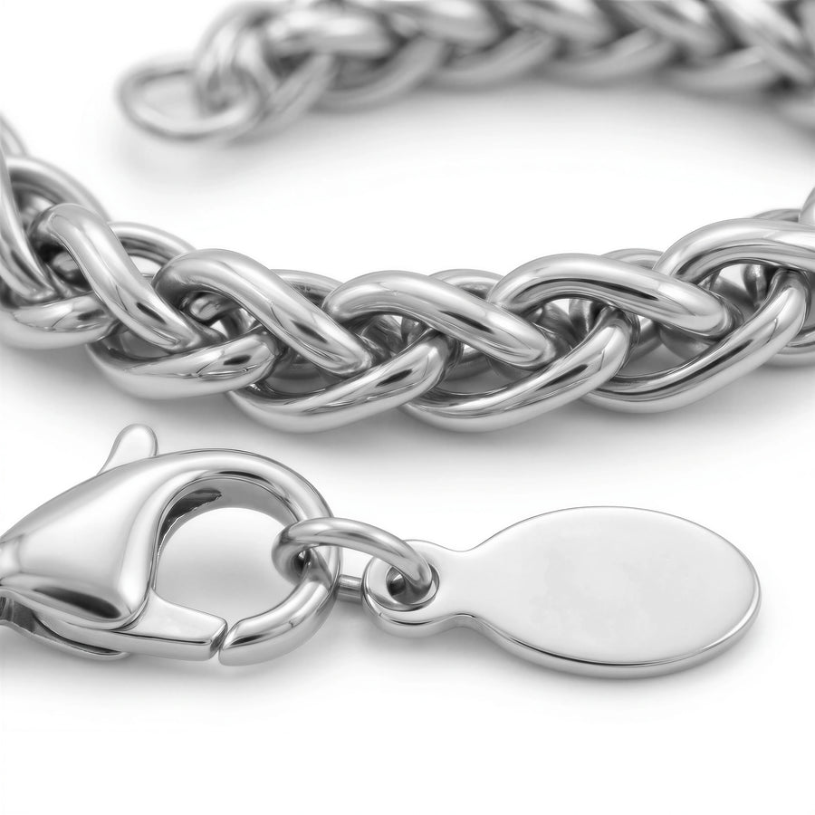 WHEAT BRACELET (SILVER) 5MM