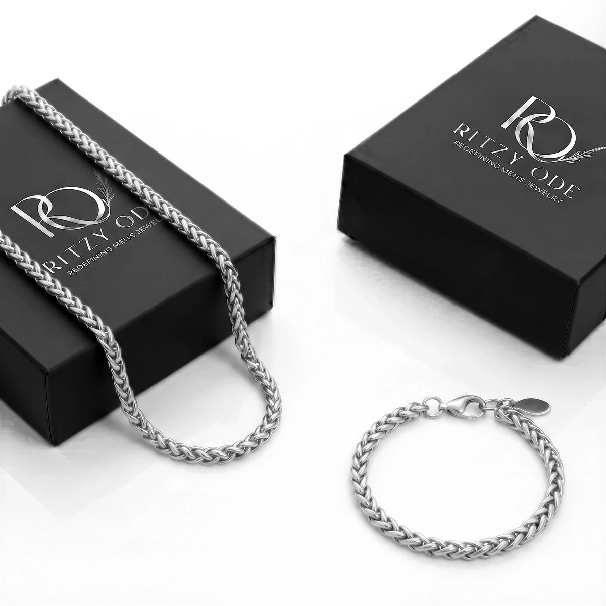 Wheat 5MM Set (Silver)